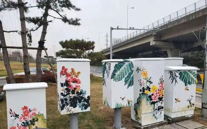 街頭配電箱變身“藝術(shù)品”，成為一道靚麗風(fēng)景線